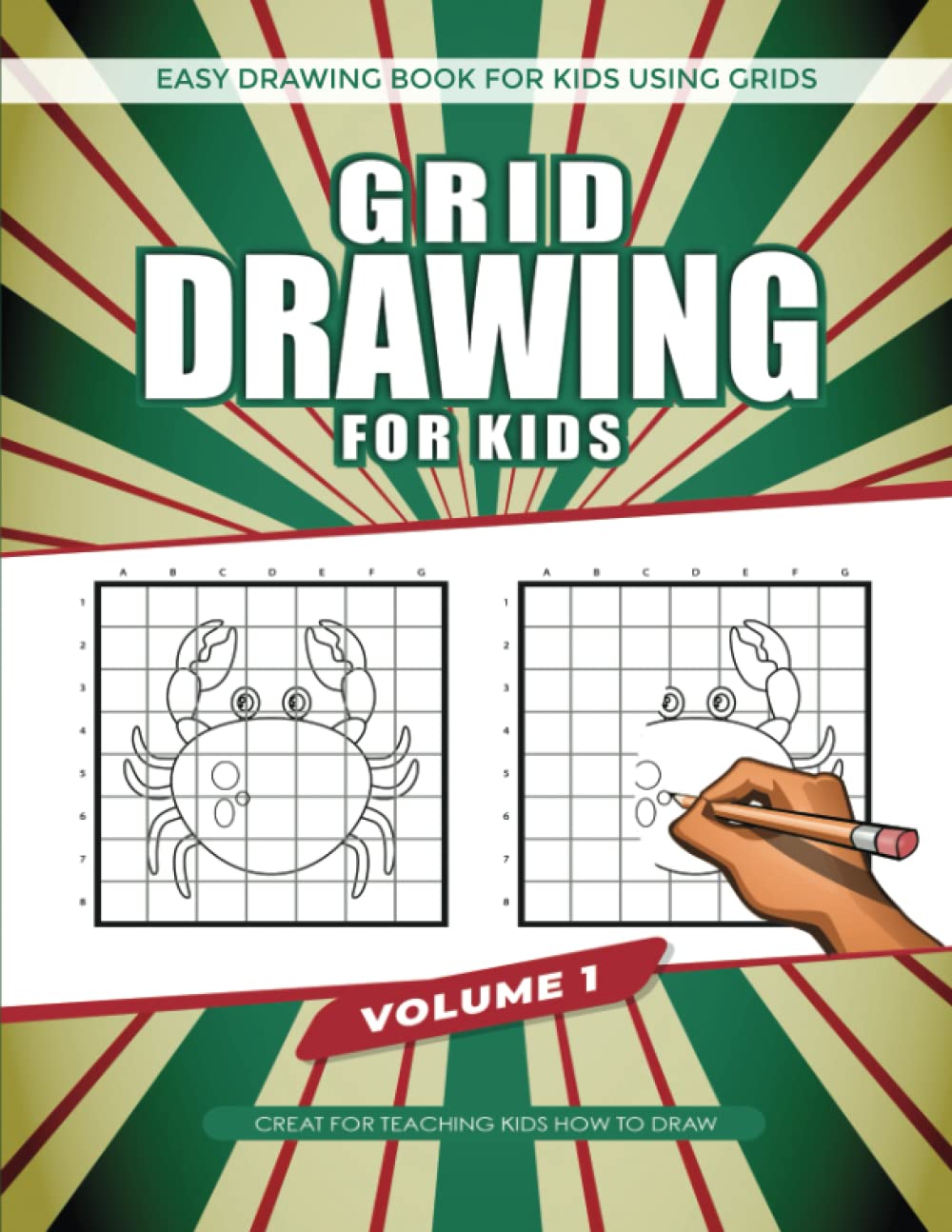 Easy drawing book for kids using grids: This book teaches kids how to draw using grids / Grid drawing for kids - Action Figures / This book teaches kids how to draw Action Figures using grids