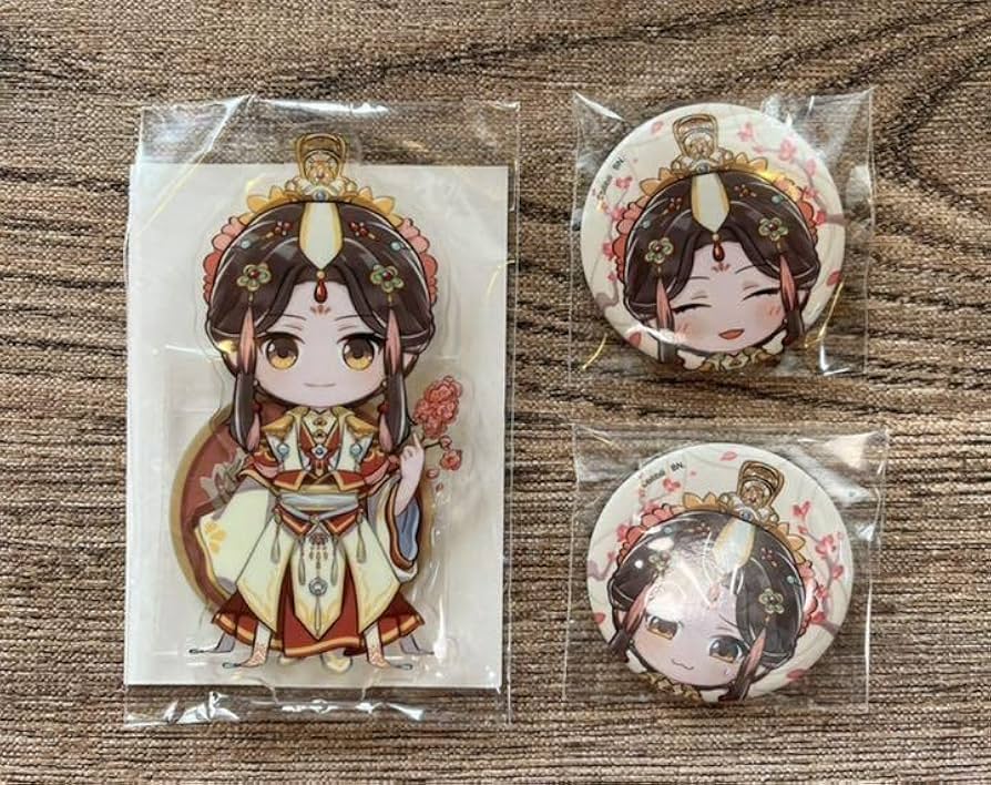 Amazon | 天官賜福 太子殿下 謝憐 太子悦神 アクリルスタンド 缶バッジ