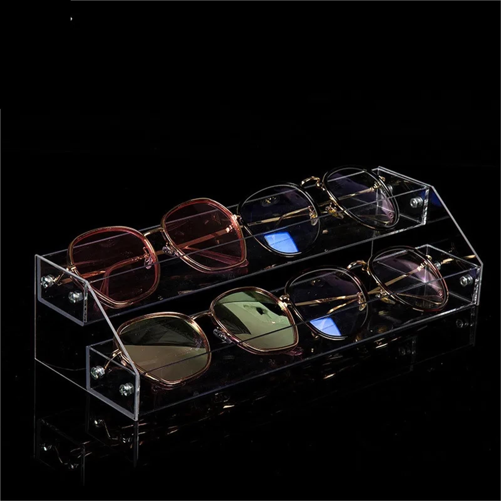 Brillenhalter 3/4/5/6/7 Schichten Sonnenbrillen Brillenständer Brillenregal Halter Rahmen Sonnenbrille Organizer Lagerregal