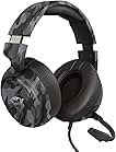 Trust Gaming Headset GXT 433K Pylo with Microphone, Fold Away Mic, Braided Cable, 50 mm Driver Units, Adjustable Headband - Camo Black [Amazon Exclusive]