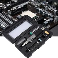 MAGT HS-1115K Bután Gázos Forrasztópáka Készlet - 10 az 1-ben Hordozható Vezeték Nélküli Forrasztó Pisztoly Átlátszó Tartállyal Elektronikai 3