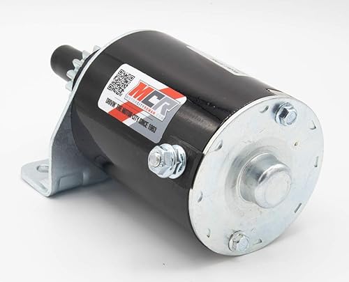 Miniatura 2 de MCR - Nuevo arrancador compatible con Briggs 691564 639469 808016 Deere Toro 12V 15 dientes -