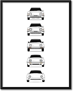 CUSTOMIZABLE COLOR: Studebaker Avanti Generations Inspired Car Poster - Handmade Print of Studebaker Avanti - 17x22" Metallic Print (Unframed)-Perfect Gift Car Enthusiast