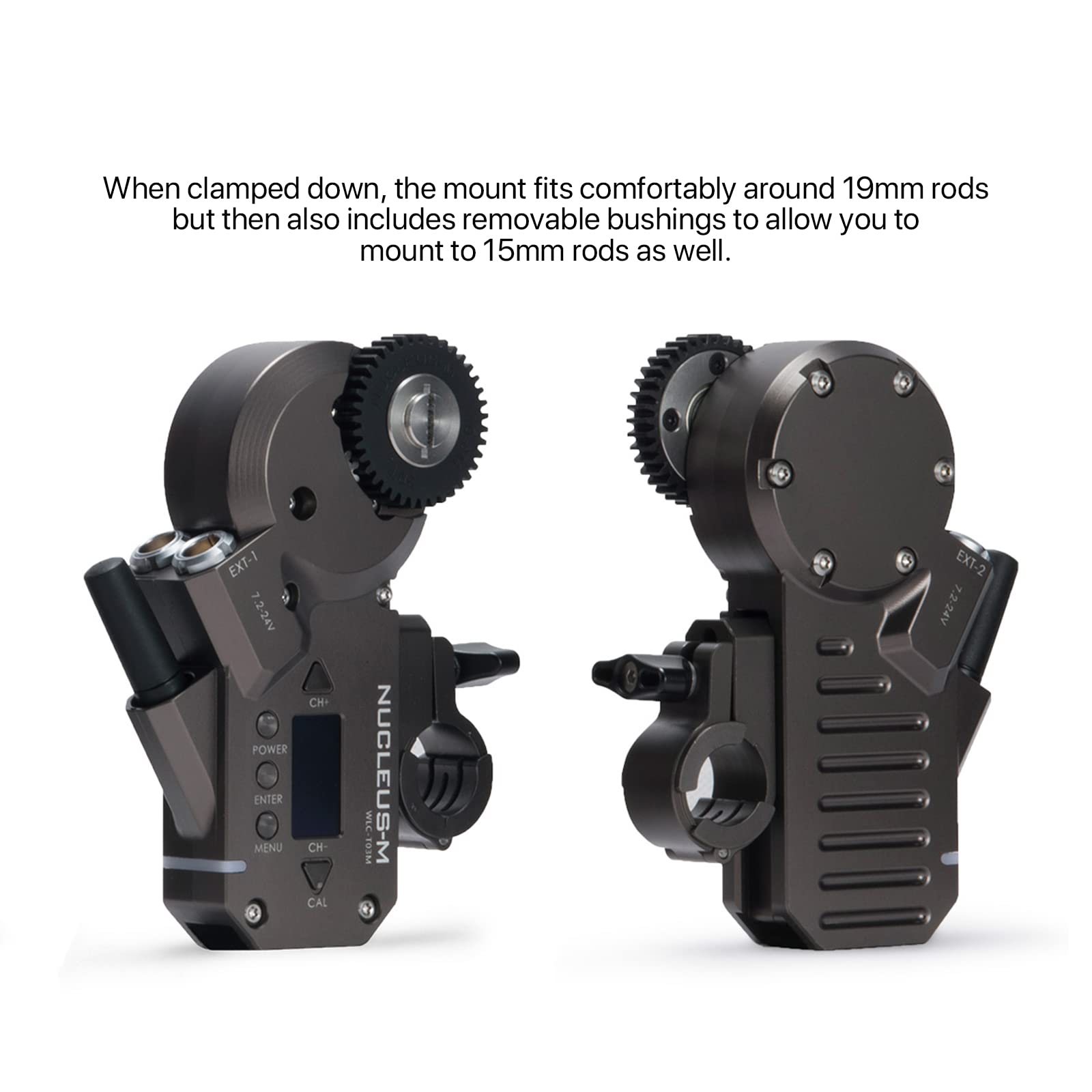 TILTA Nucleus-M Support de Tige de Moteur Adaptateur de Tige 15/19mm, Nucleus-M Accessoires de Mise au Point de Suivi WLC-T03-MRA