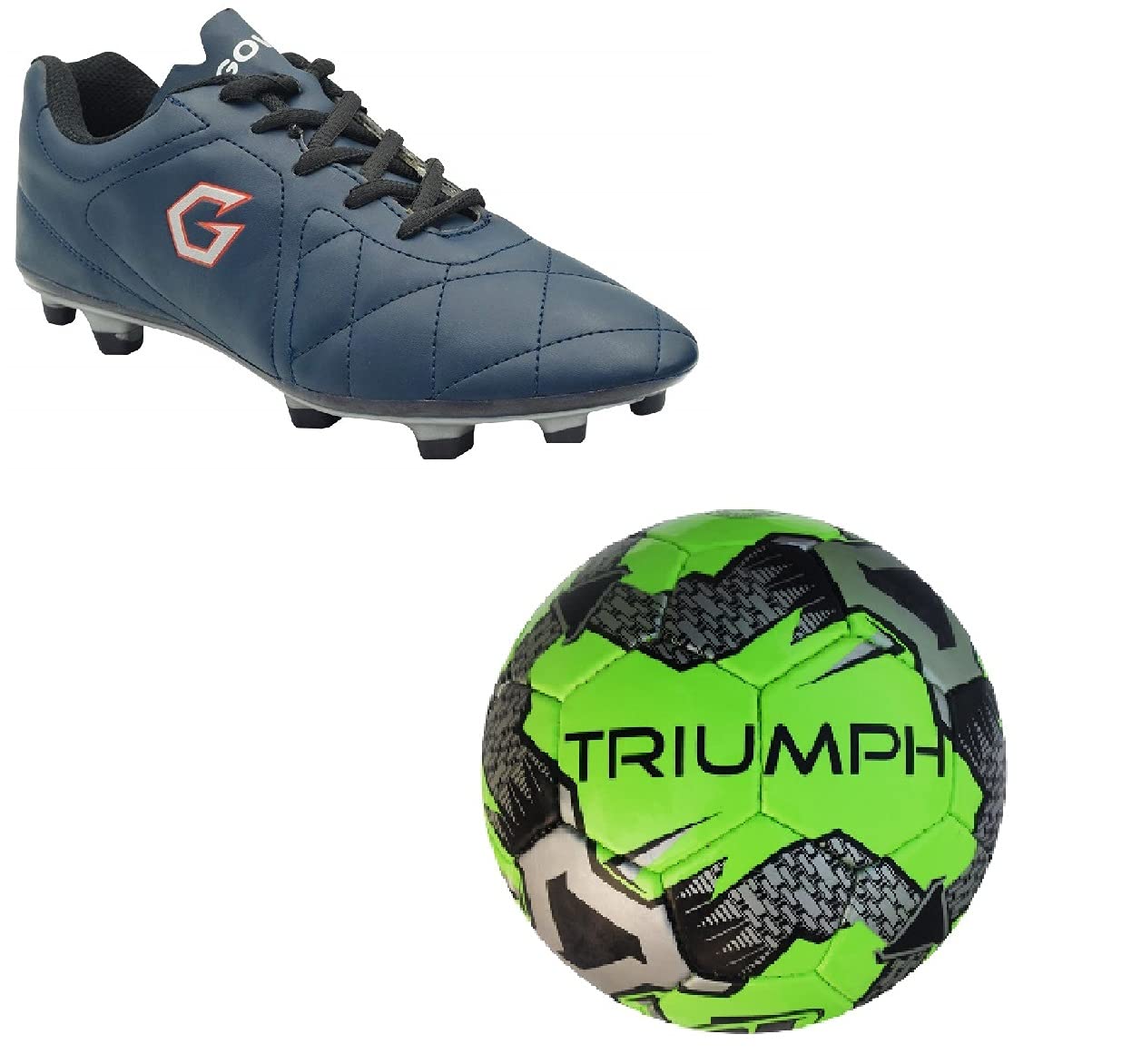 triumph Football Pvc Boss Green With Gowin Football Shoe Mercury Navy New Size-3-picture-49