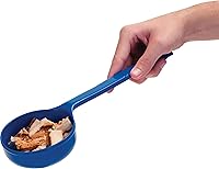 Vista 6 de Carlisle FoodService Products 399214 Cuchara sólida de control de porciones de mango largo, 8 onzas, azul