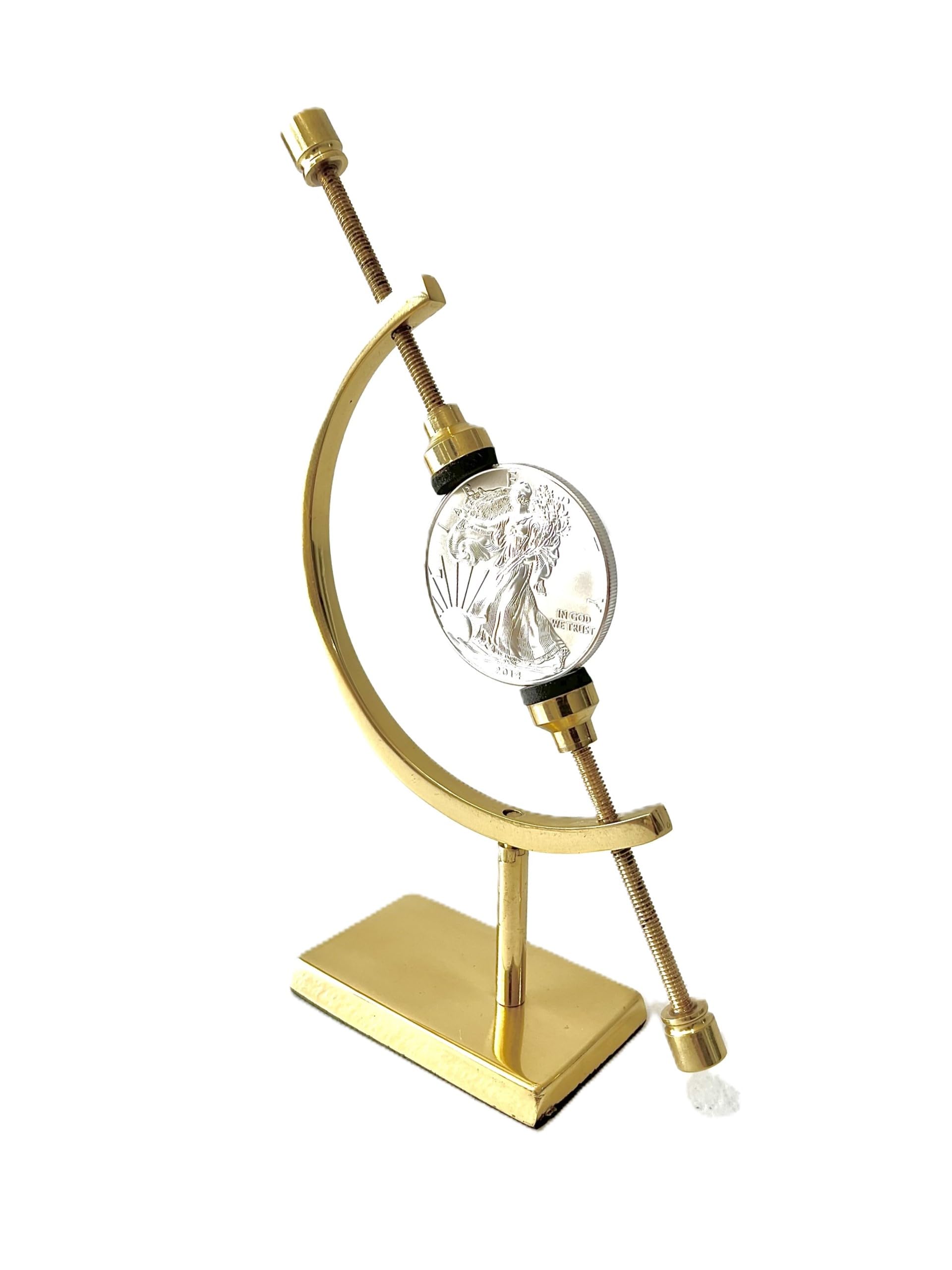 Amazon.com: Clearco Sphere Coin Display Stand, Caliper Style Mineral  Display Stand For Minerals, Ornaments, Gems, Shells, Coins, Spheres,  Artifacts, etc., Brass, 6 inches : Home & Kitchen