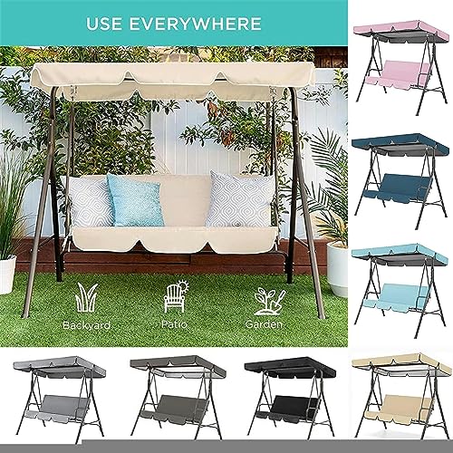 Dosel columpio jardín de alta densidad con funda de asiento resistente 3
