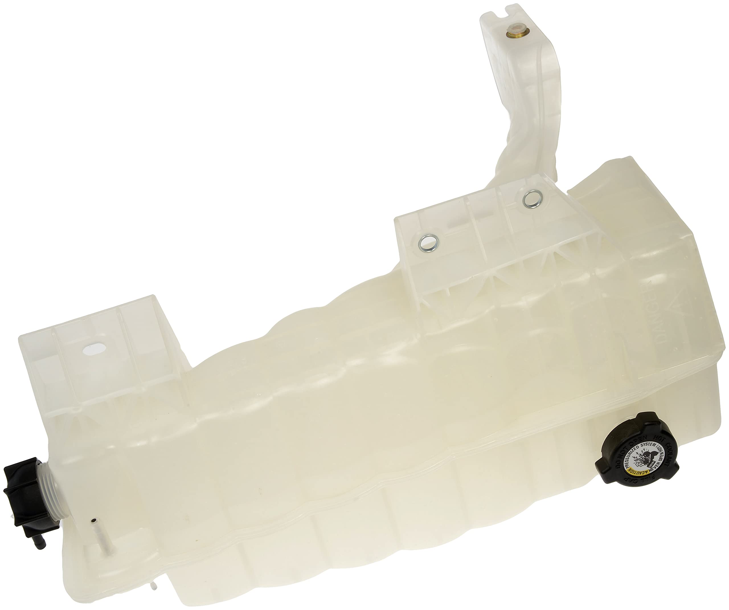 Dorman 603-5245 Front Engine Coolant Reservoir Compatible with Select Kenworth Models - Dorman Coolant Recovery Tank 603-5245 - DORMAN Heavy Duty Pressurized Coolant Reservoir for Kenworth - Fluid Reservoir - Heavy Duty Pressurized Coolant Reservoir - Surge Tank - Coolant Bottle - Anti-Freeze Reservoir - Coolant Reservoir - Degas Bottle - This replacement engine coolant reservoir is manufactured from quality materials to withstand the stresses of underhood heat and engine vibration. It is engineered and manufactured to match the fit and function of the original part. - Kenworth T680 2021-13, Kenworth T880 2021-14 - Heavy Duty Pressurized Coolant Reservoir