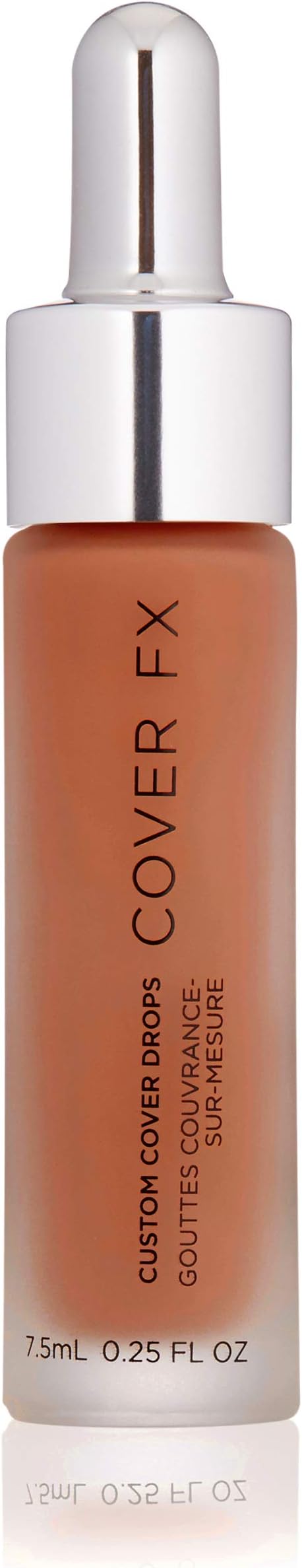 COVER FX Custom Cover Drops, Multi-Use Shade-Adjusting Liquid Foundation and Concealer Makeup, Vegan & Cruelty-Free Lightweight Skin Enhancer, 0.25 Fl Oz, P Deep 3