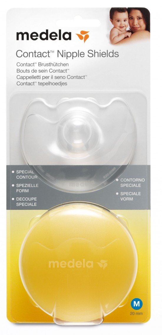 Capezzoli Protettivi NUK Per Allattamento - 2 Pezzi In Silicone Con Custodia - Taglia M - Foto 9