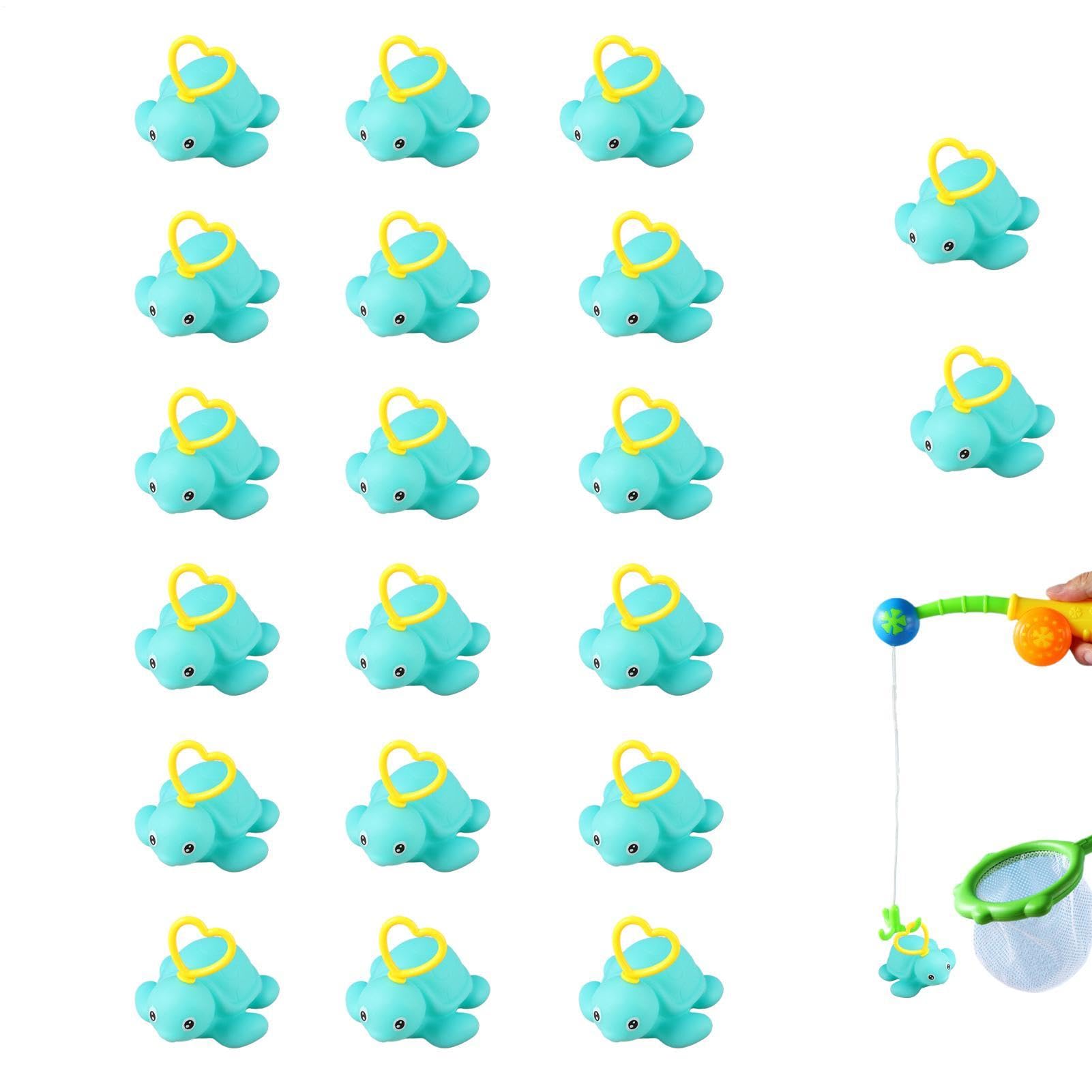 Fishing Game For Kids, 20-Piece Duck Fishing Set, Fun Ducks Bath Toys With Hooks, Reusable Duck Fishings Toys For Indoor And Outdoor Swimming Pools