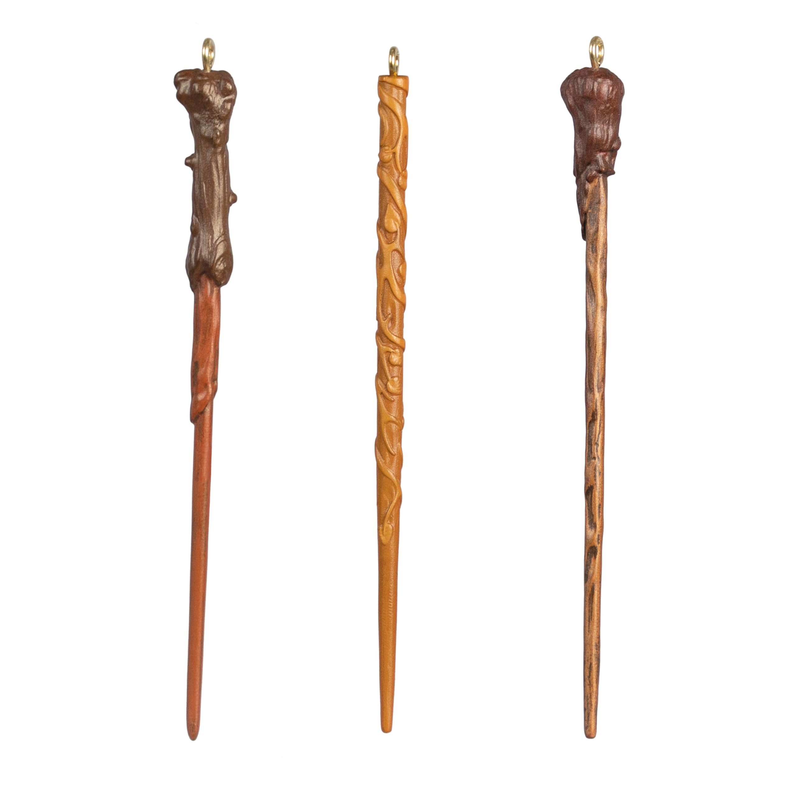 Hallmark Keepsake Harry Potter Ornaments - 3 Pack Magic Wands Design