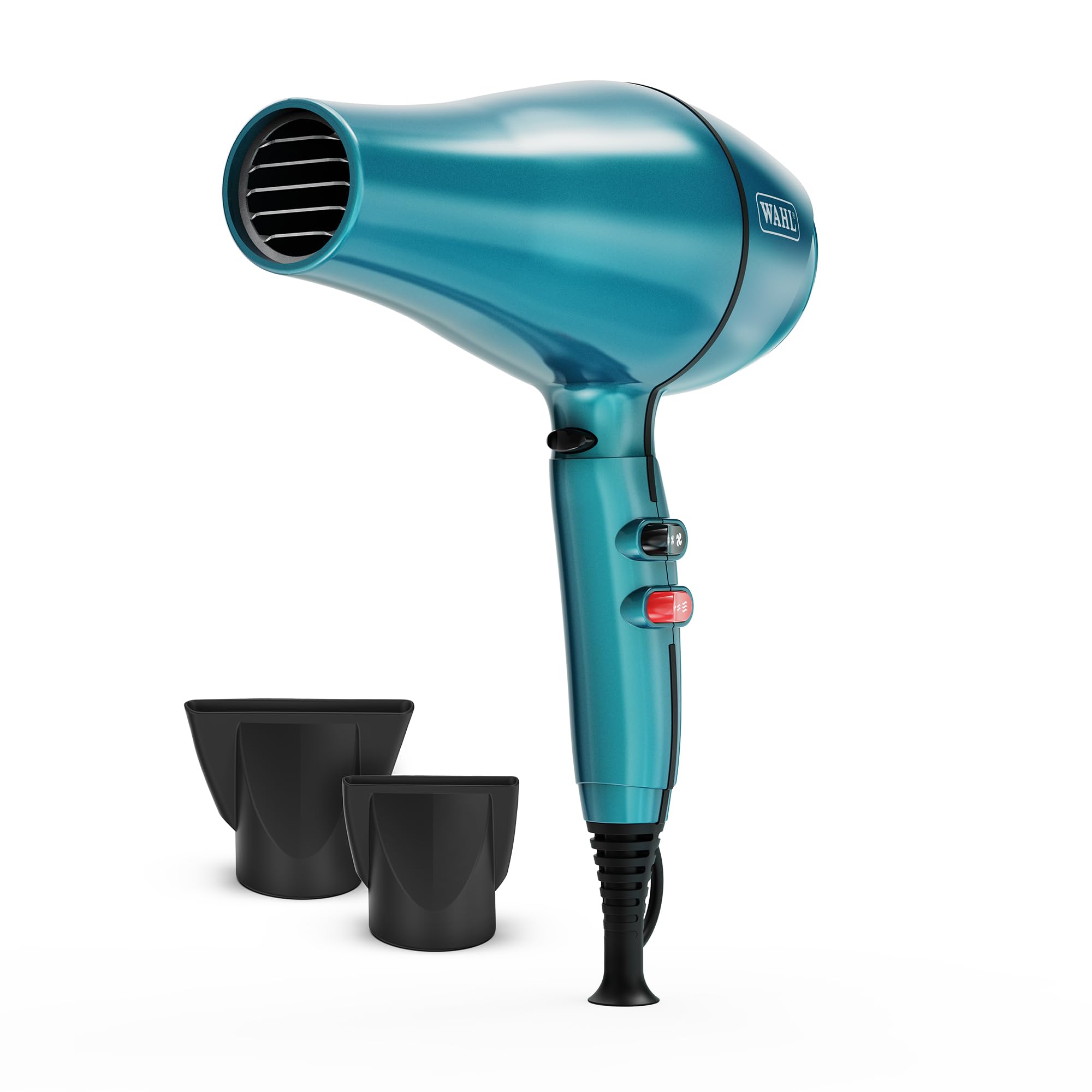 WAHL Pro Keratin Dryer – Cool Teal, Keratin Infused Tourmaline Coated Grille, Ionic Function Reduces Static, Cool Shot Button, 3 Heat and 2 Speed Settings