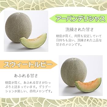 Amazon.co.jp: B-TOPAZ 2025年 青森県産 メロン ﻿ 糖度15度以上 食べ