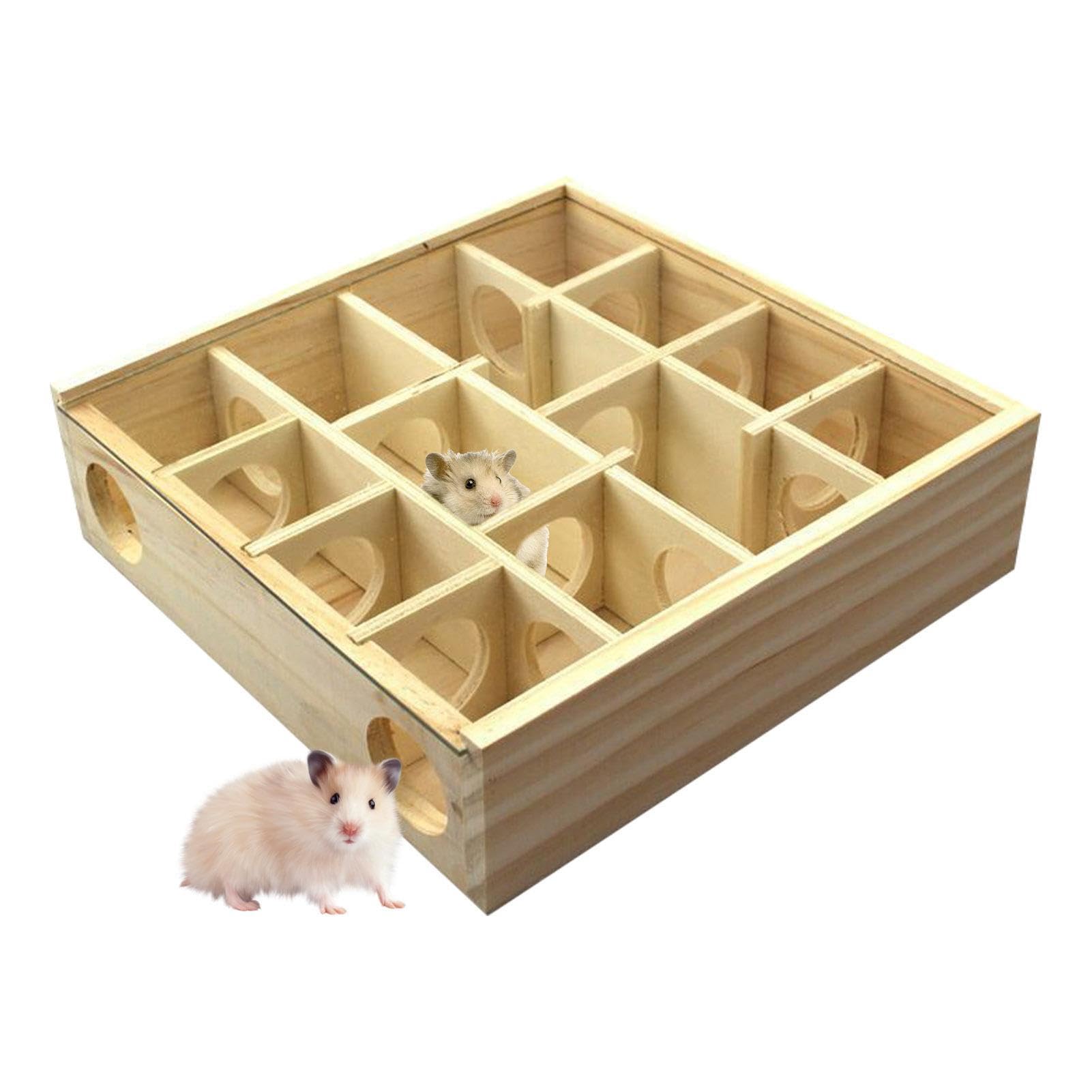 Amazon.co.jp: ハムスターの木製迷路 | ハムスター迷路木製ハムスター