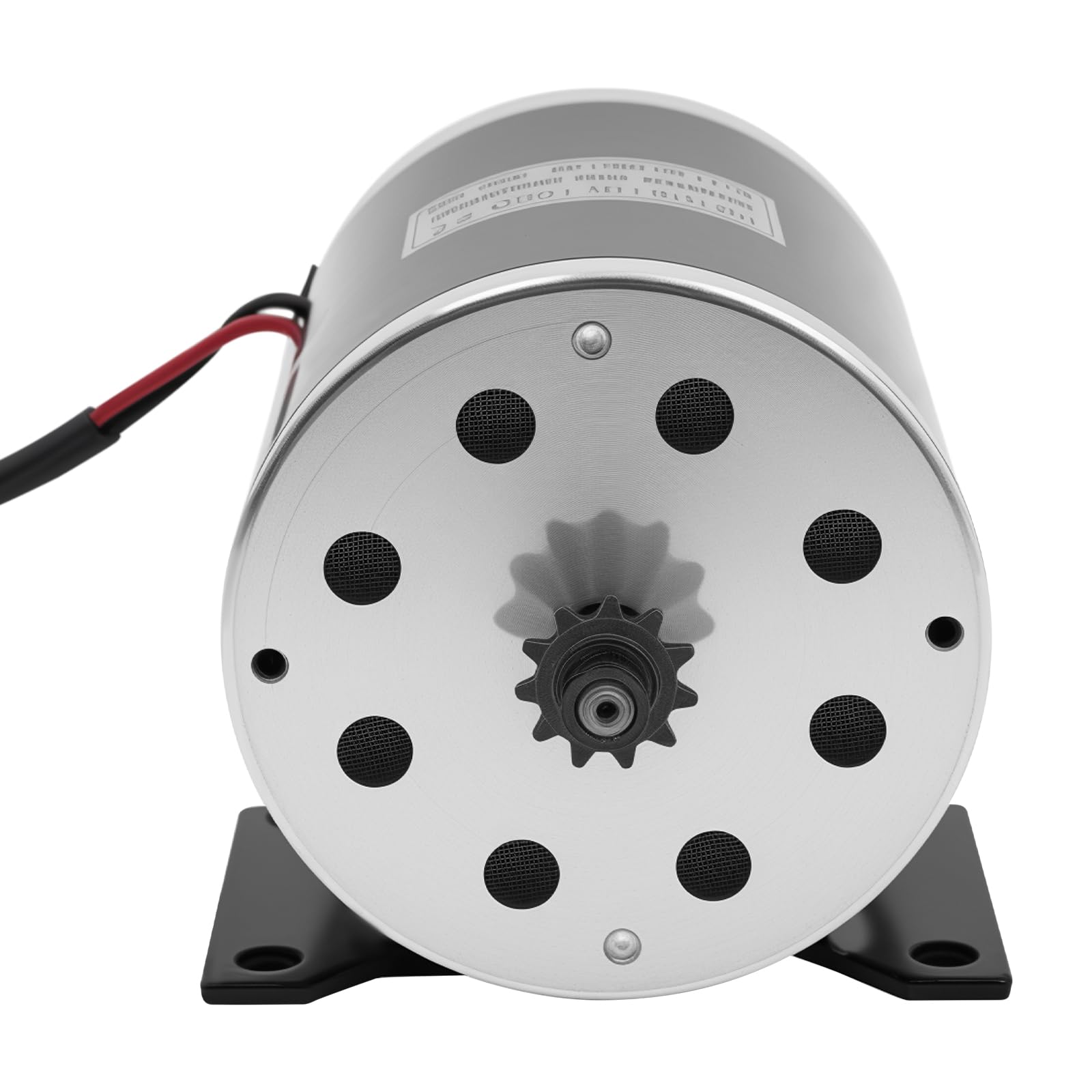 36V 800W Moteur électrique à balais CC, 2750 tr/min Haut couple Moteur en cuivre pur Kit de mise à niveau, moteur de rechange, moteur pour trottinette électrique, kart électrique, VTT, quad