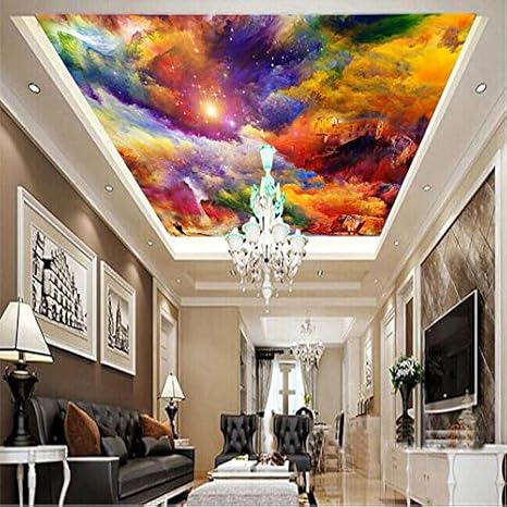 Amazon Sproud壁紙ホームインテリア写真背景hall天井ペイントカラフルな背景リビングルームアート壁壁紙壁画 Sproud 壁紙