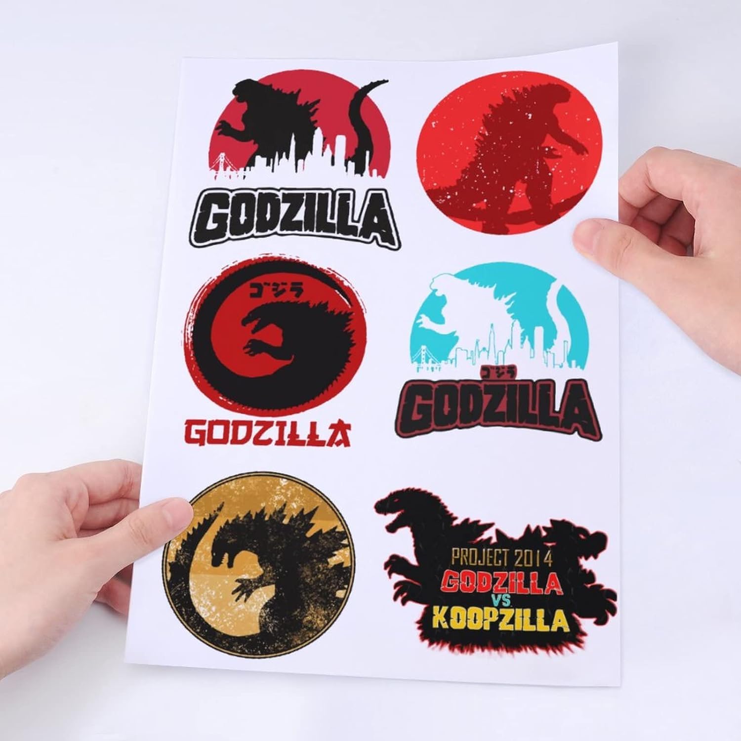 Amazon | ゴジラゴジラ ステッカーセット ステッカー クリスタル