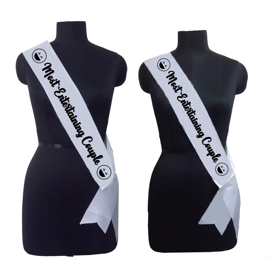 Atpata Funky Most Entertaining (Male & Female) Sashes Combo for The Most Lively Couple in The Family and Friends (B08BTXGLD8) Amazon Price History, Amazon Price Tracker