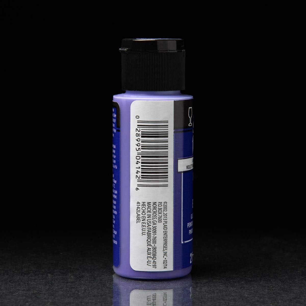 FolkArt Gloss Finish Acrylic Enamel Craft Set Designed for Beginners and Artists, Non-Toxic Formula Perfect for Glass and Ceramic Painting, 8 Count