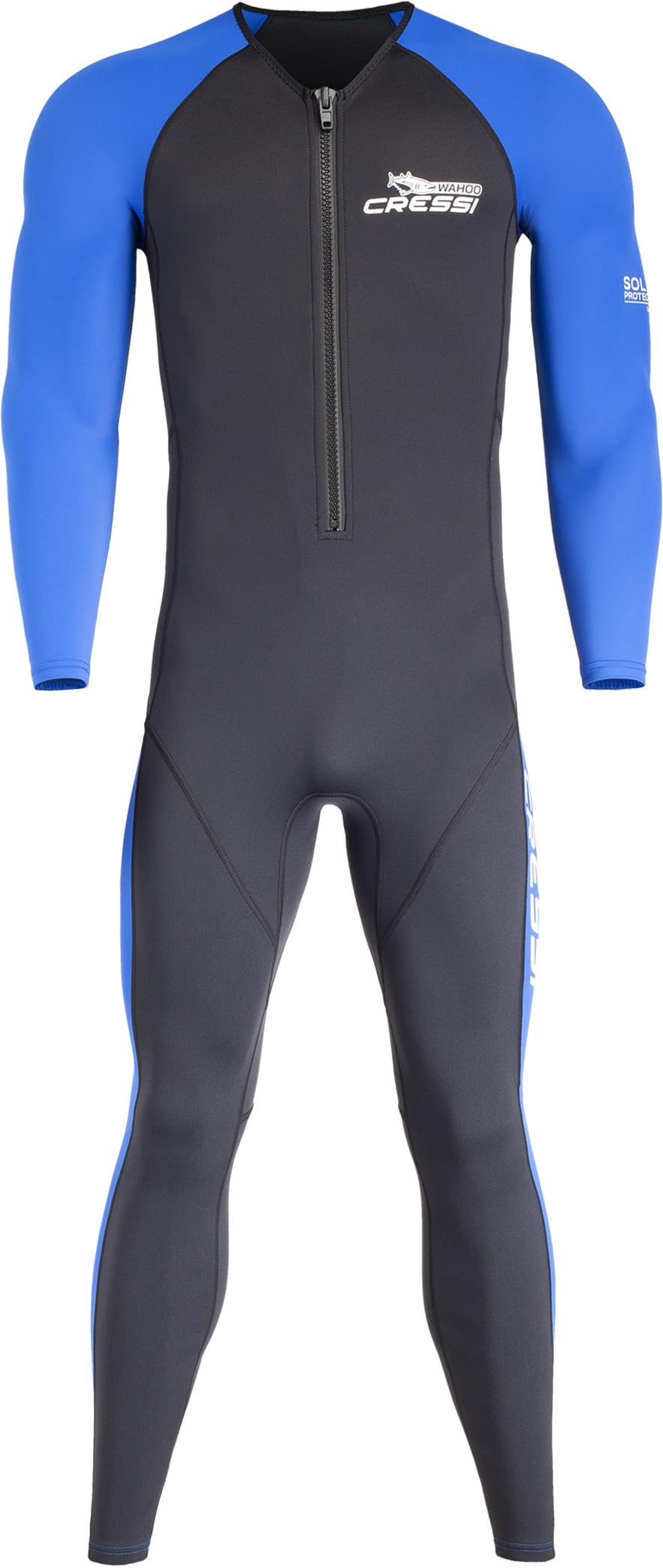 CRESSI Wahoo Man Monopiece Wetsuit - Combinaison Monopièce Hommes en Premium Néoprène et Élasthanne 1.5/2 mm, Parfaite pour Activités Aquatiques
