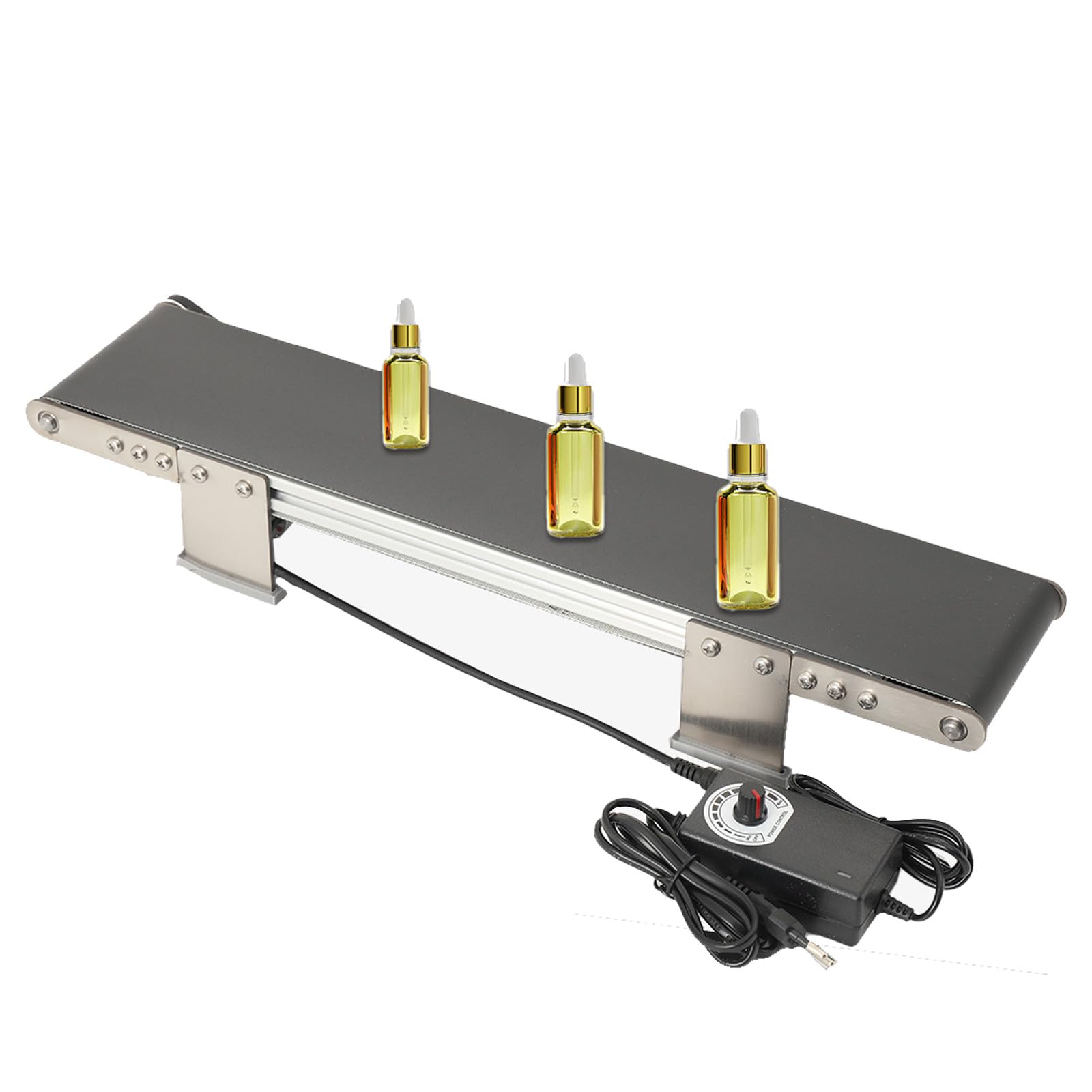 Mini-Förderautomat, 500x100mm, 37 Getriebemotor, Automatischer Bandförderer, Industrielles Kleines FöRderband, für Kleine Produktionslinien Verpackung Elektronik Reibung Experiment Gerät