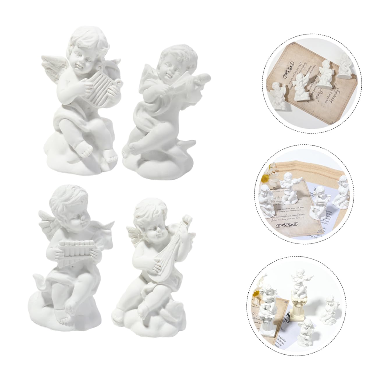 1 Pince Angelot (4 cm) - Résine pour l'anniversaire de votre enfant