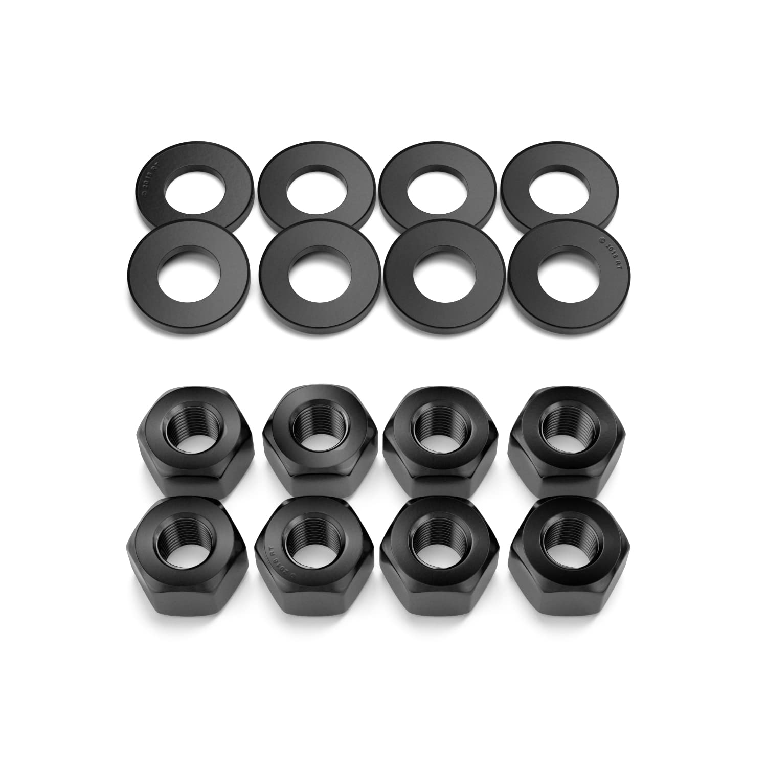 Leaf Spring Axle Black Extended U Bolts (10 inch Length, 2.75 inch Width) Compatible with Chevrolet Chevy Silverado GMC Sierra: 01-07 1500 HD, 01-10 2500 HD, 07-10 3500 HD - Leveling Kit