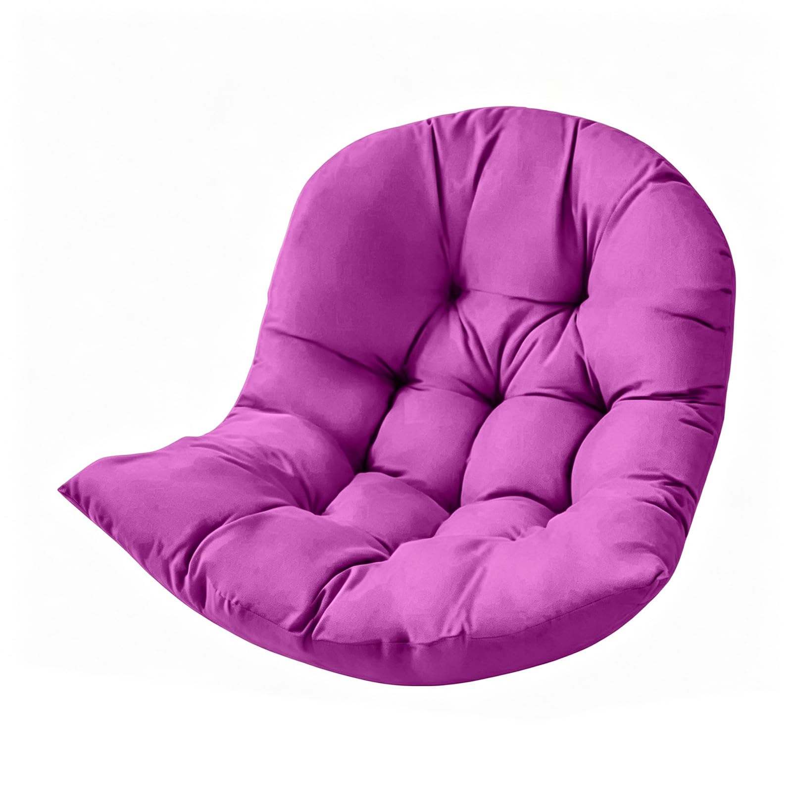 TQQEPOOL Outdoor Chair Cushions,fade-resistant & Waterproof Egg Chair Cushion Replacement, Porch Swing Cushions for Outside & Indoor(Purple)