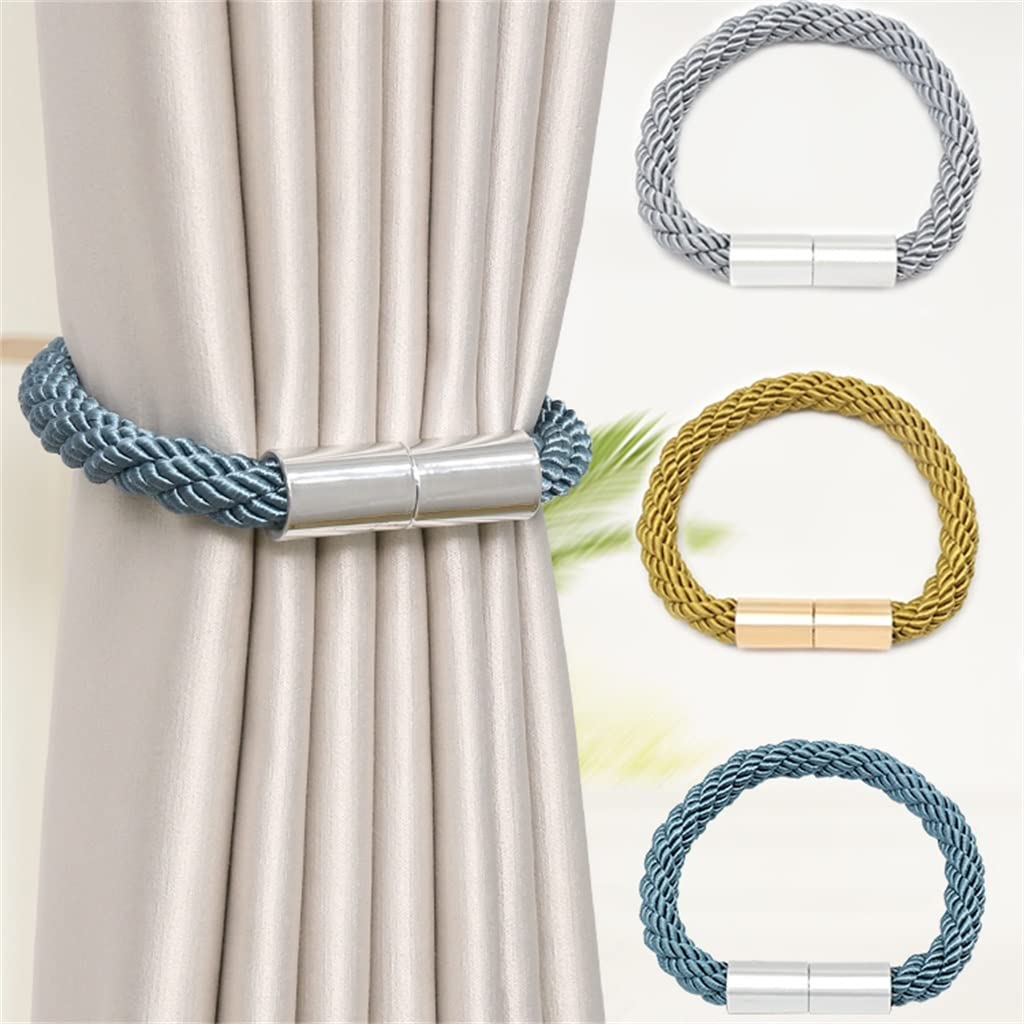 TJLSS Attache de Rideau Accessoires de Rideau Créatifs Attache de Corde Boucle de Rideau Magnétique
