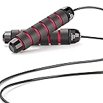 DEGOL Skipping Rope with Ball Bearings Rapid Speed Adjustable Jump Rope Cable and 6 Memory Foam Handles Ideal for Aerobic Exercise Like Speed Training, Extreme Jumping, Endurance Training and Gym