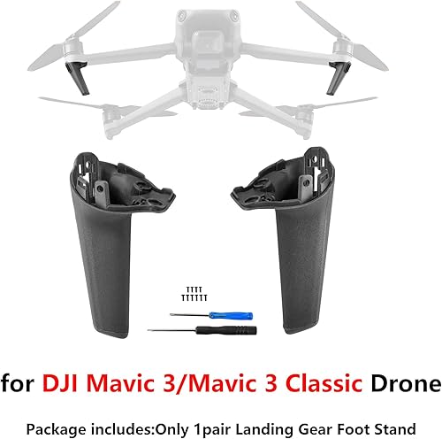 Miniatura 8 de Equipo de aterrizaje de pierna de repuesto para DJI Mavic 3 Mavic 3 Classic Frente Izquierdo Piernas Derechas Tren de aterrizaje Kit de reparación