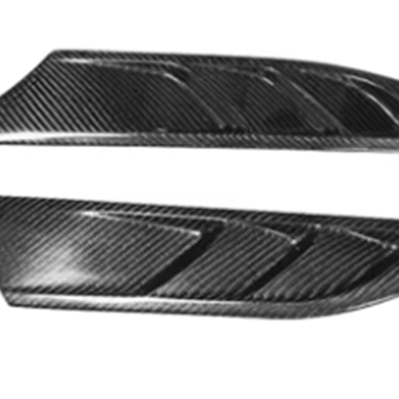 Pasuje do Toyota GT86 2012-2019 boczny błotnik z włókna węglowego spojler nawiewu powietrza Panel osłona wykończeniowa(Black A)