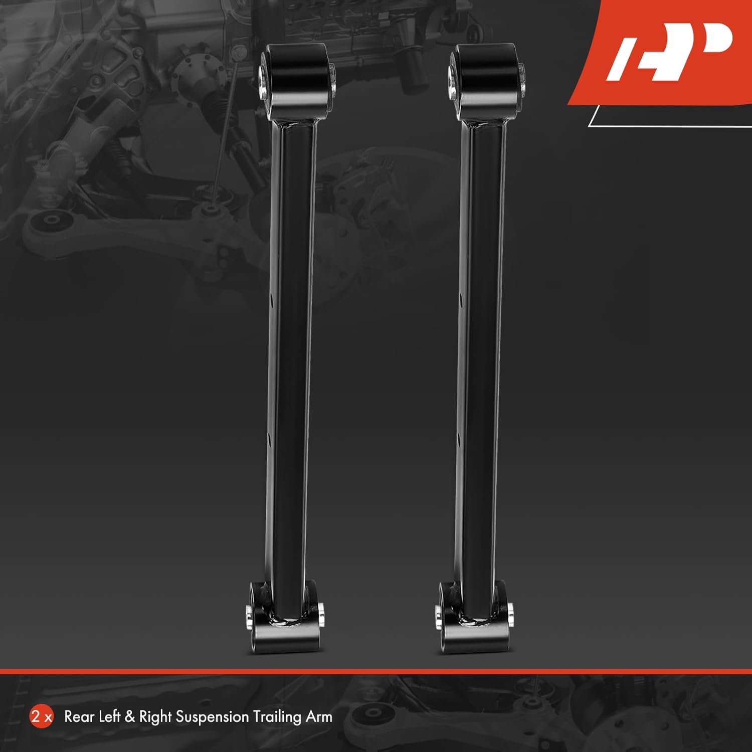 A-Premium 2 x Rear Suspension Trailing Arm, Compatible with Chevrolet Impala Limited, Lumina, Monte Carlo & Buick Lacrosse, Regal, Allure, Century & Oldsmobile Cutlass Supreme, Intrigue & Pontiac