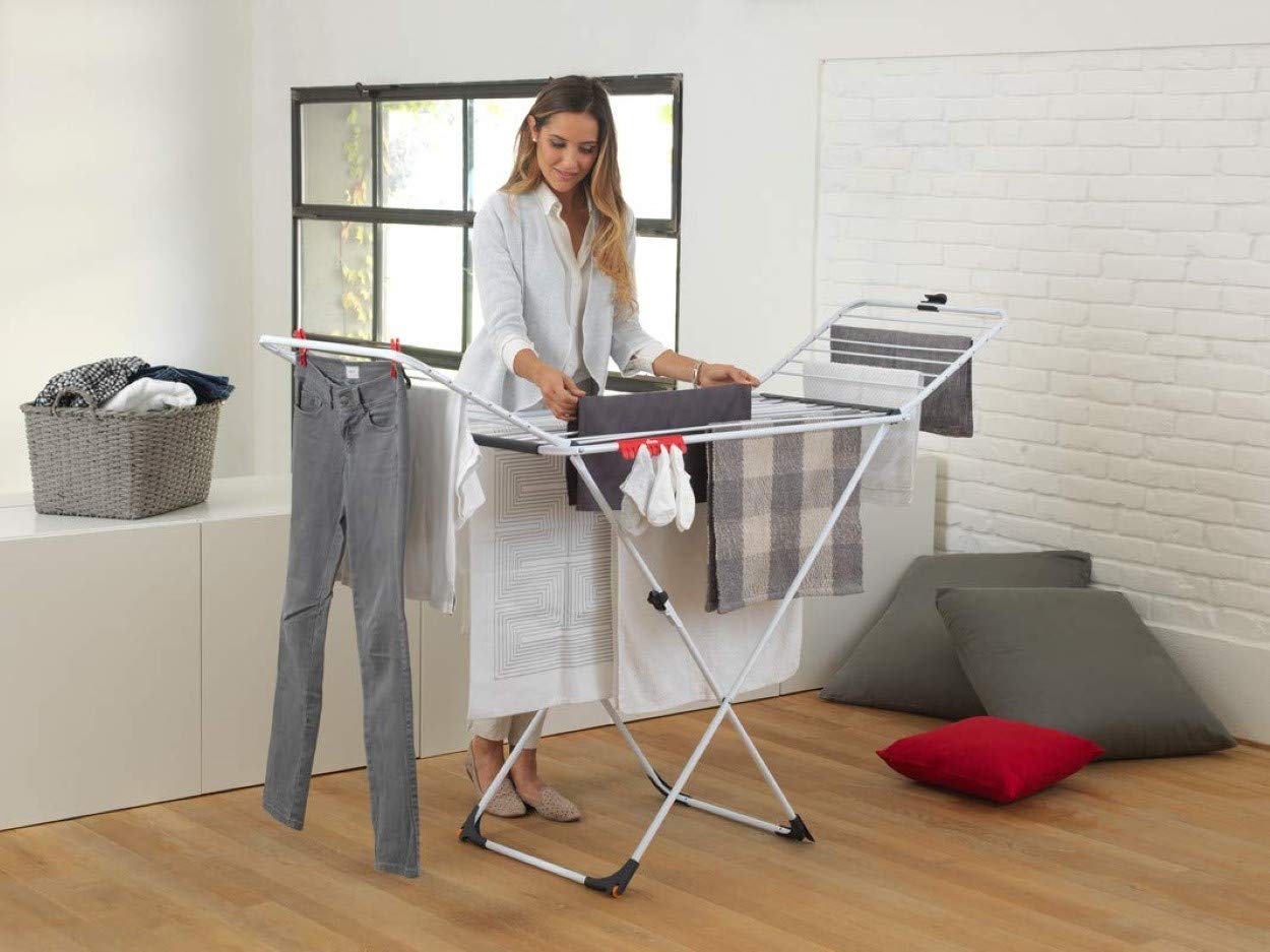 Vileda Extra XLegs Clothes Airer, Indoor Clothes Drying Rack with 20m Washing Line Buy Online