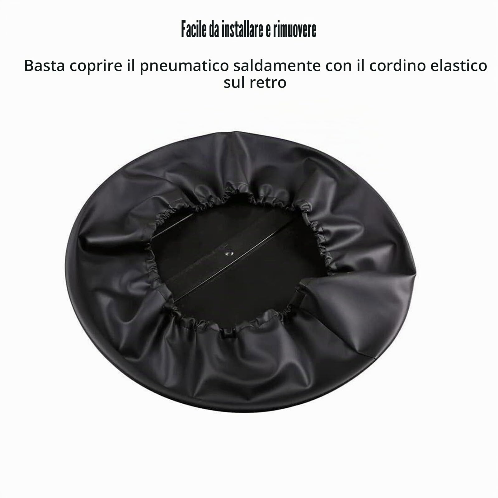 Copertura per ruota di scorta per Defender, protezioni per ruote di scorta in plastica impermeabile per Land Rover Defender 90 110 130 2020-2023
