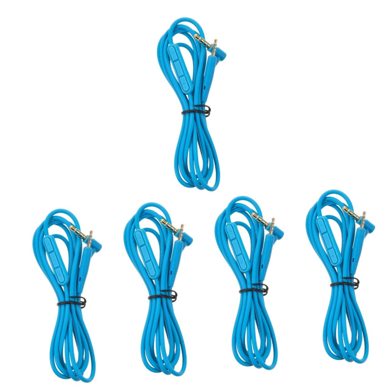 UKCOCO 5stücke Audio Kabel Für Kopfhörer Hochwertiges Ersatzkabel Kompatibel Mit Qci Robuste Audiokabel Für Und Langlebig Und Einfach Zu Verbinden Für Hi-fi-geräte Und Musikgenuss