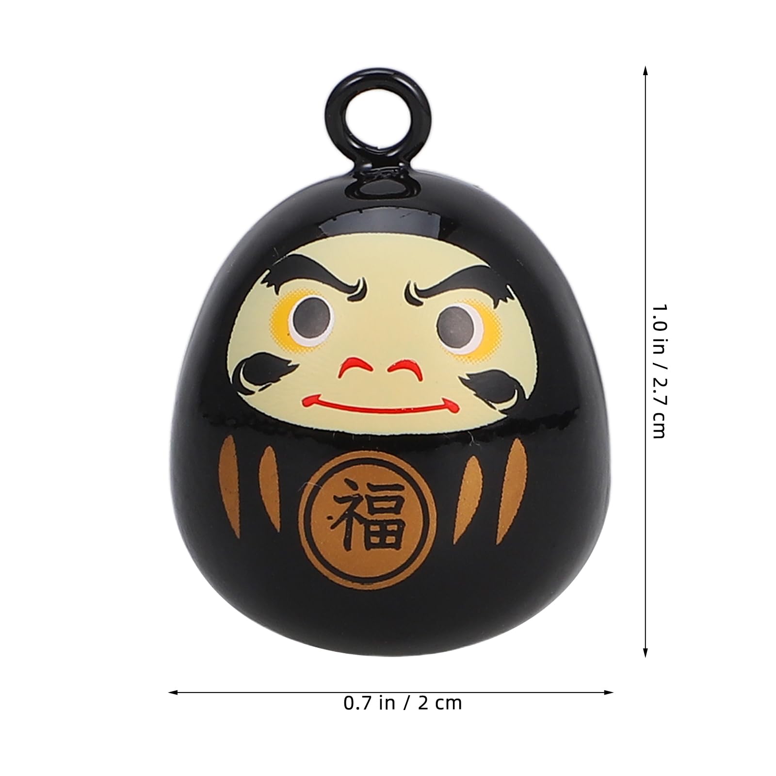 Tofficu Bells Pendant Accessories Bright Colored Japanese Bellsblack Copper for Projects Crafting Backpack and Costume Pendants Ideal for Jewelry Making and Crafts