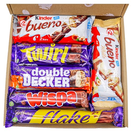 Happy Birthday Celebrations Chocolate Gift Box, Birthday Sweet Treats for Kinds and Adults, Big Size Bars in Letterbox Friendly Packaging, All Birthdays, 12th, 18th, 21st - 3
