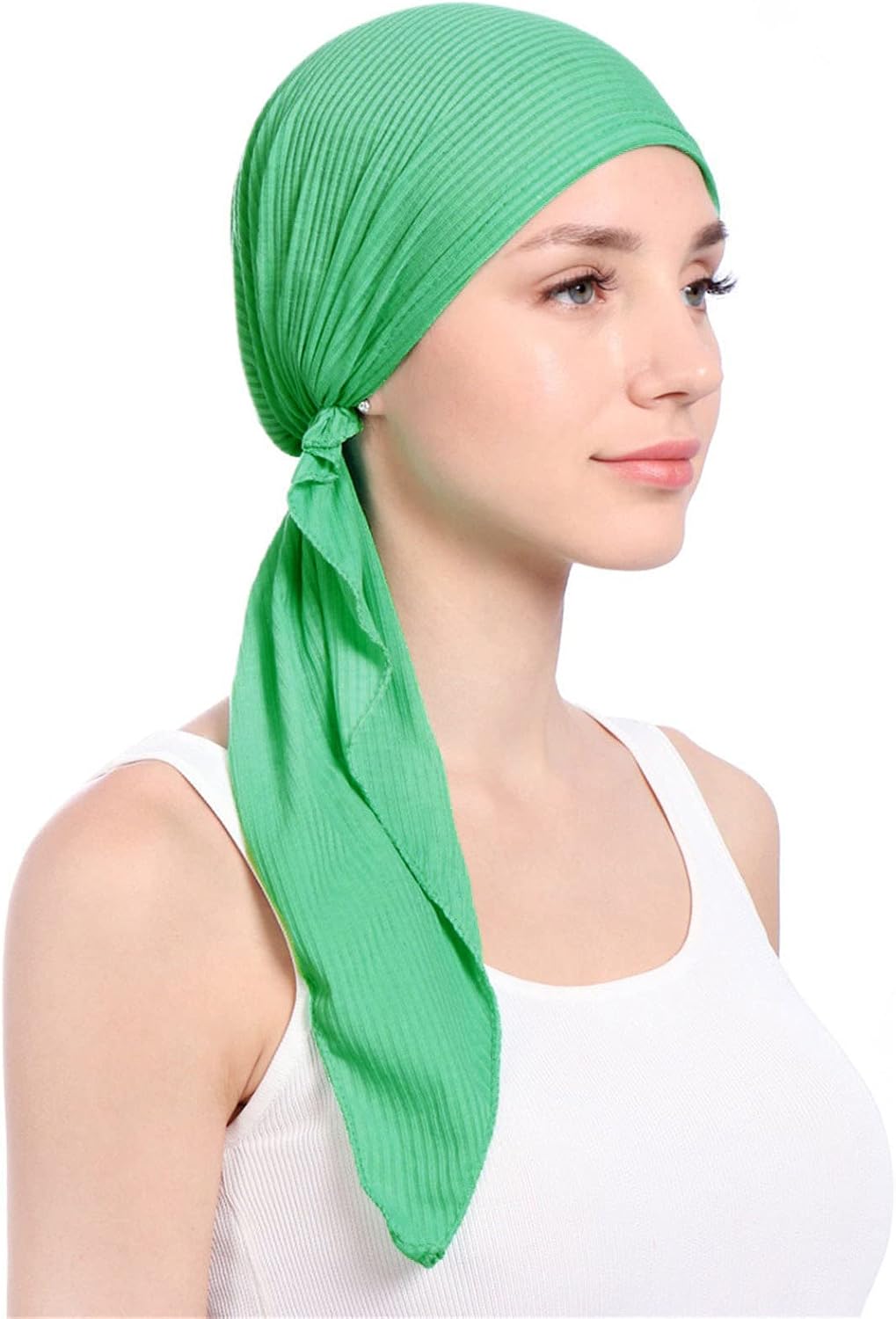 Betadog Men Fashion Sweat Wicking Liner Hard Hat Beanie Breathable Motorcycle Cycling Sports Cap Do Rags Head Wrap (Green, One Size)