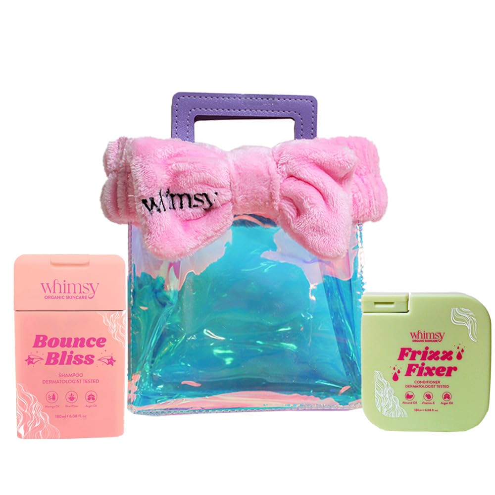 Whimsy Beauty Shampoo 250ml & Conditioner 180ml Combo with Hairband | Gentle Cleansing & Smoothening Hair Care for Kids & Teens | Sulphate-Free, Paraben-Free | Pack of 4-image-16