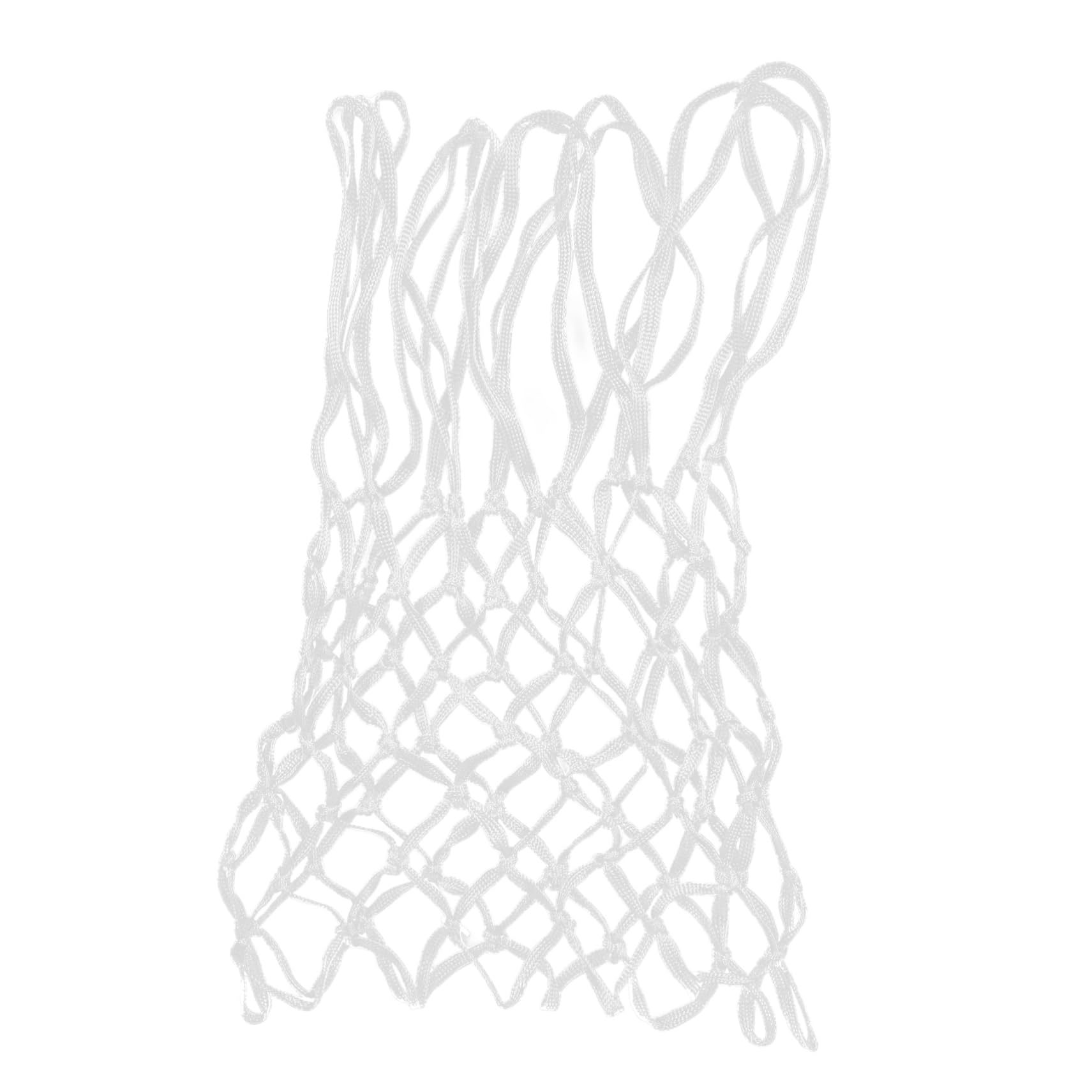 FAVOMOTO Nylon Heavy-duty Basketball Net Regular for Standard Rims Wear-resistant Mesh for Indoor and Outdoor Courts Easy Installation White