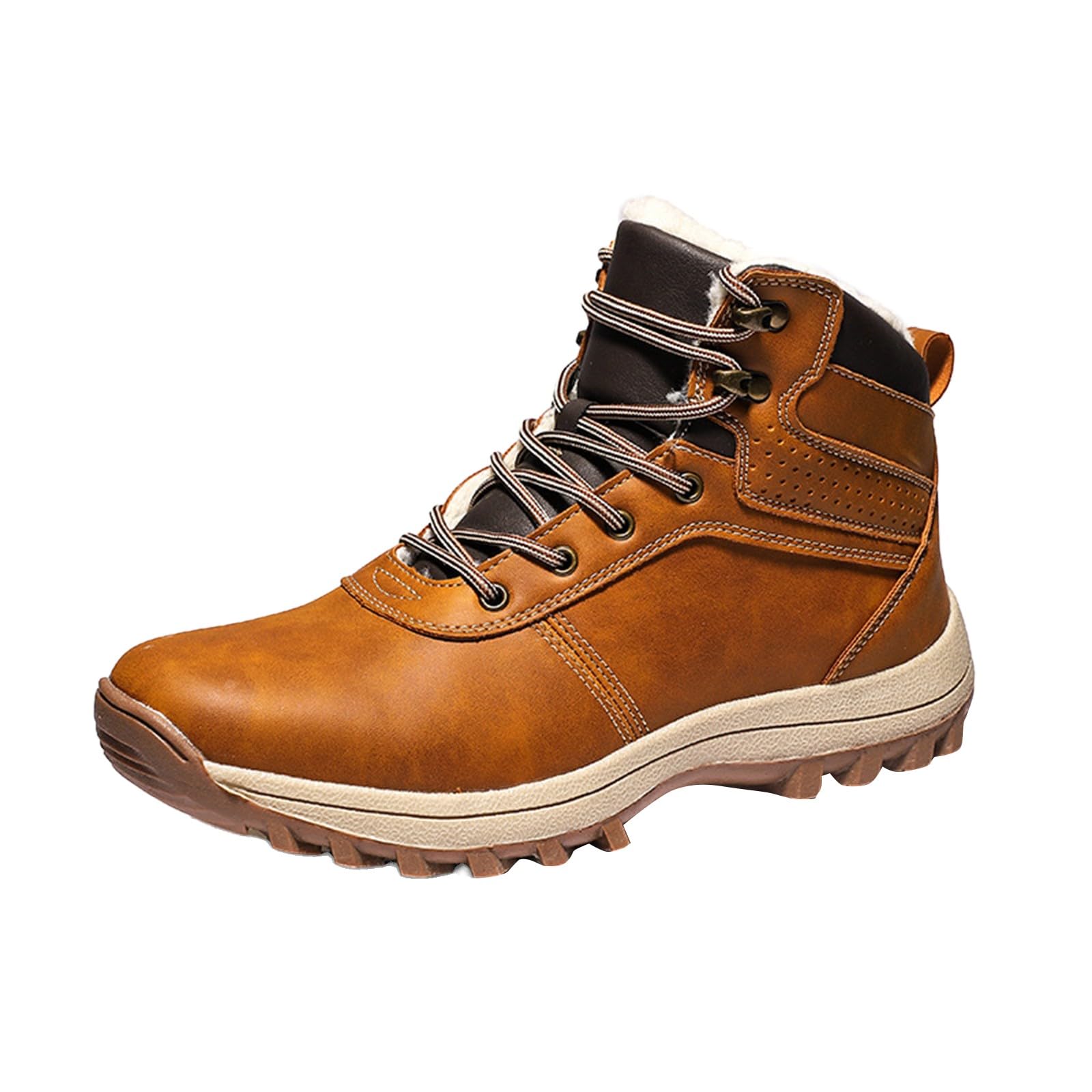 Wanderstiefel Herren Wasserdicht Leder Traillaufschuhe Rutschfest Outdoor