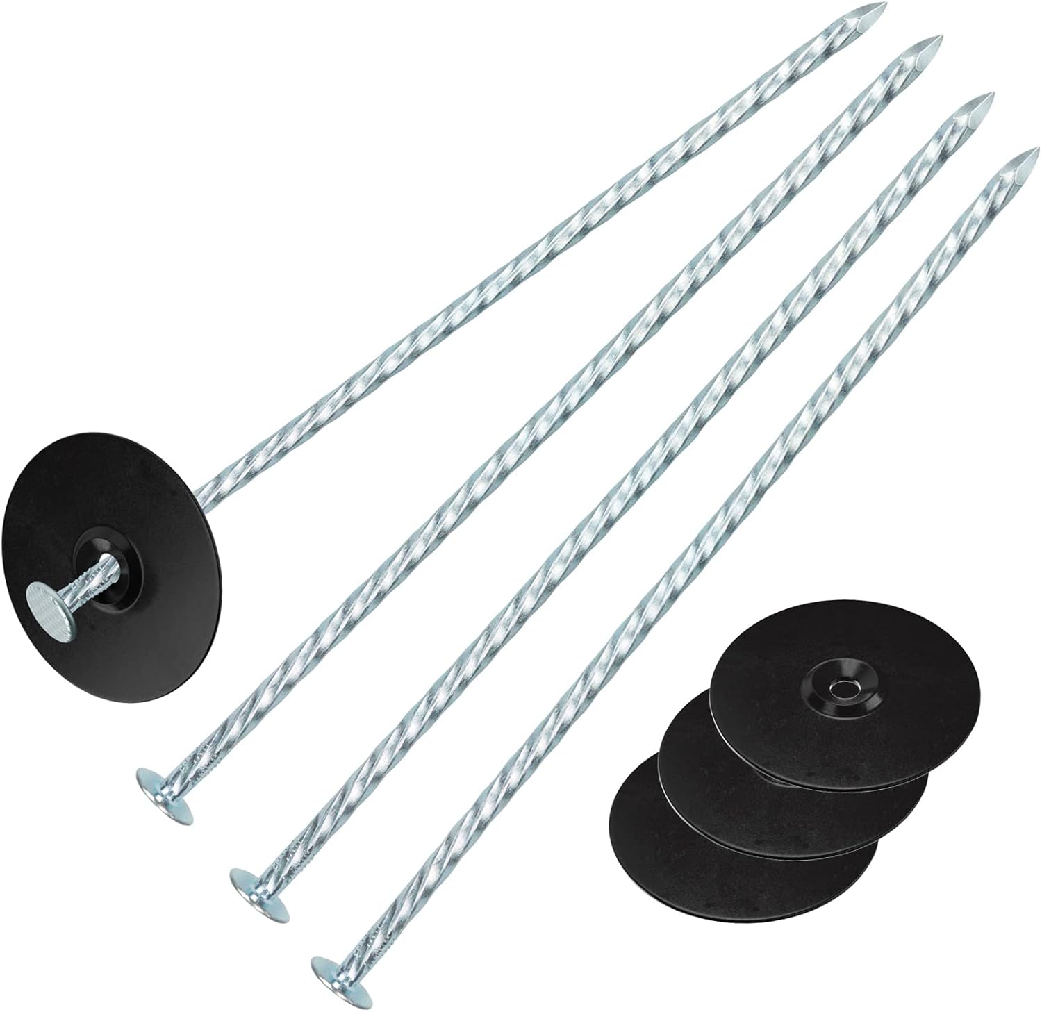 EISENSP 8 Inch Heavy Duty Landscape Stakes with Gasket