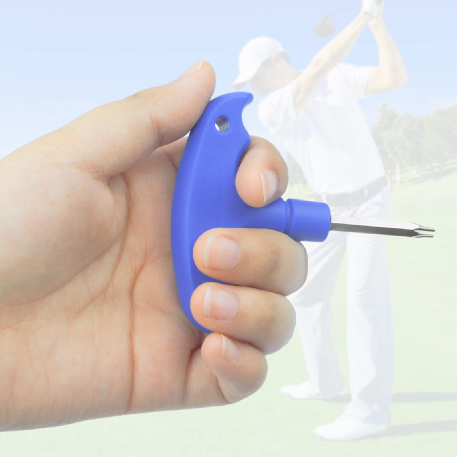 Llave de golf Driver, herramienta ajustable para controlador con mango de plástico, llave de acero inoxidable