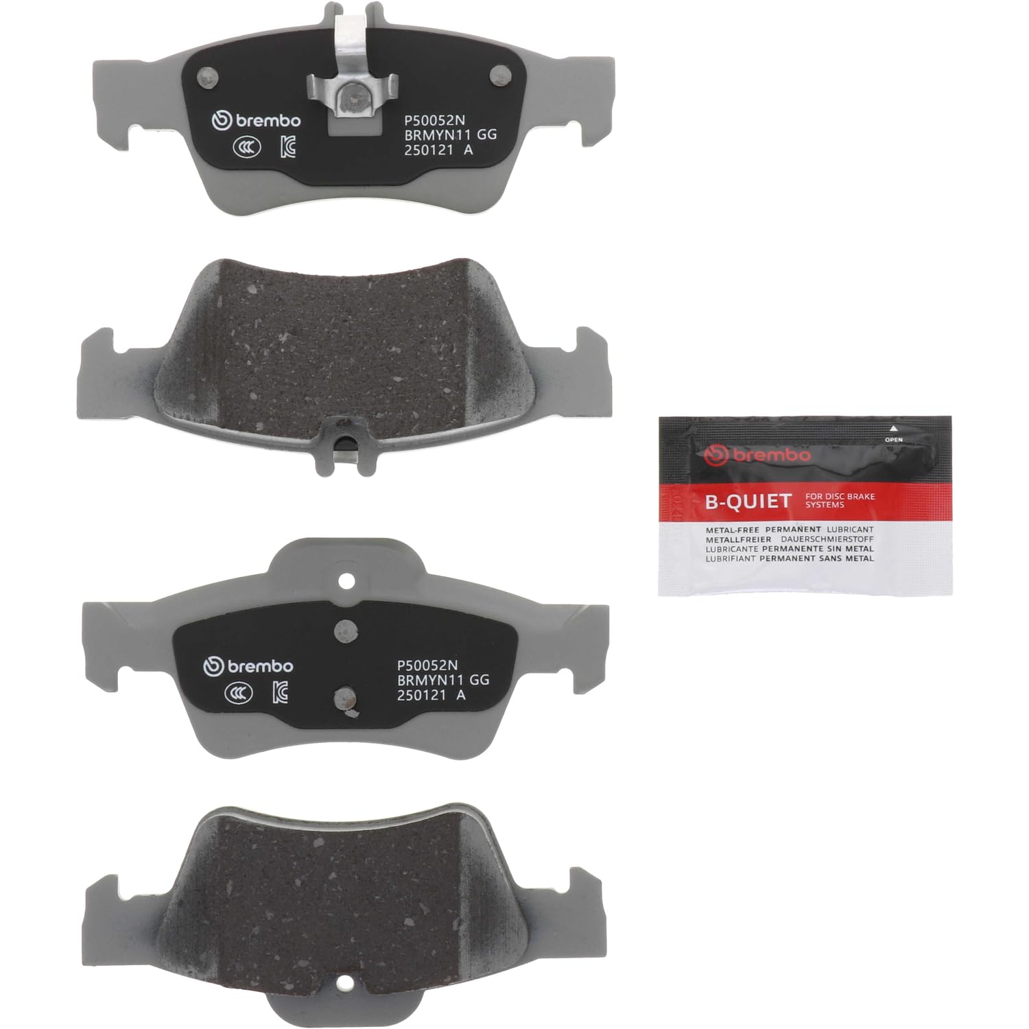 Brembo P50052 N pastiglie freno a disco posteriore