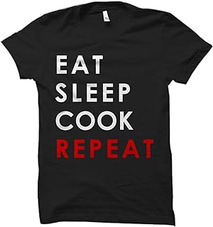 Eat Sleeps Cook Repeat Shirt Cooking Shirt Cooking Gift Cook Shirt Cook Gift Chef Shirts Chef Gift Chef Housewarming Tee T Shirt