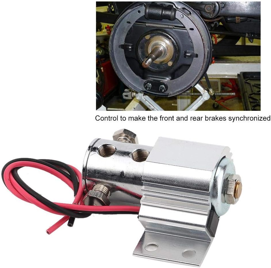 Brake Park Lock, Stainless Steel Silver Roll Control Electric Brake Lock Solenoid Lock Hill Holder