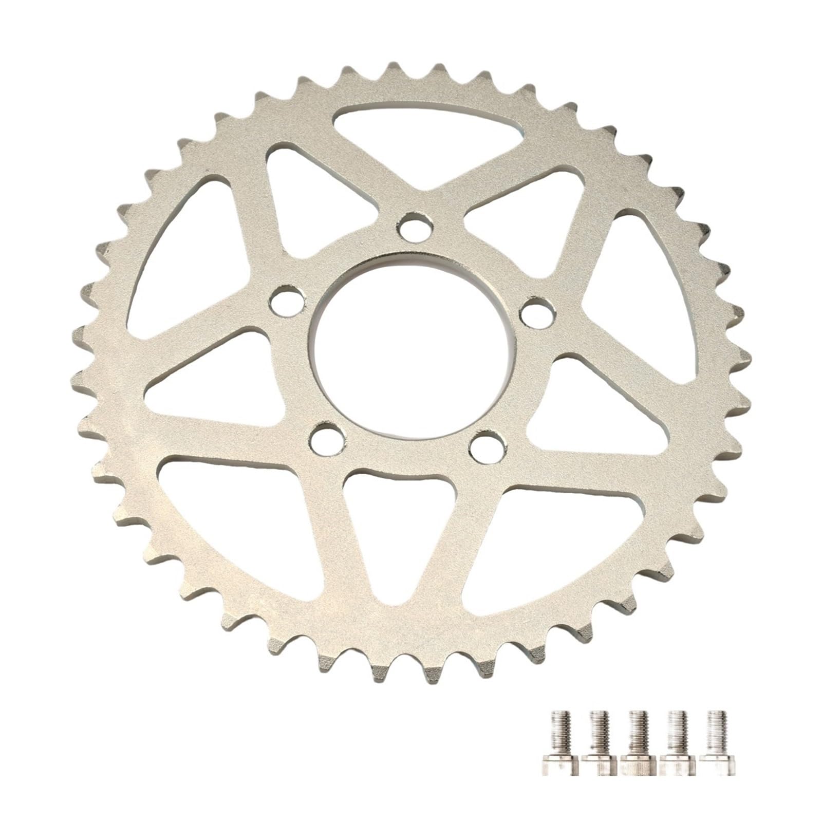 EJUOYO Chain Sprocket Fit For Surron Light Bee & Light Bee X 42T 48T 58T Sprockets 42Teeth Chainring 102 106 112 Section Chain(42T Crankset)